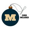 Millikin University Primary Logo Wood Christmas Tree Holiday Ornament - 2 of 4