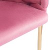 CAVINAS Modern Accent Chair with Gold Metal Legs,Plush Luxury Seating for Living Room,Office - 3 of 3