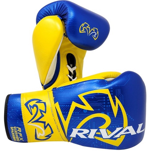 Rival Boxing Rfx-guerrero Intelli-shock Bag Gloves - 18 Oz. - Blue