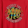 Men's - Teenage Mutant Ninja Turtles - Respect The Brotherhood Long Sleeve Graphic T-Shirt - 2 of 3