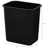 United Solutions 12 Pack Trash Wastebasket with Easy to Clean Design for Commercial, Kitchen, Home, Office, and Dorm, 7 Gallon - 2 of 4