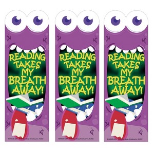 Eureka® Reading Takes My Breath Away Monster Breath Scented Bookmarks, 24 Per Pack, 3 Packs - 1 of 4