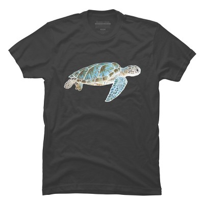 Men's Design By Humans Sea turtle By Savousepate T-Shirt
