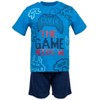 Funstuff Dinosaur Animal Video Game Astronaut Truck Athletic Truck T-Shirt & Mesh Shorts Outfit Toddler to Little Kid - 2 of 4