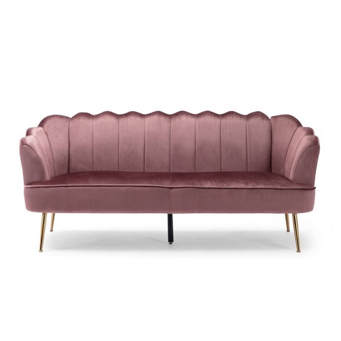 Pink store shell couch