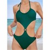 VENUS Womens Rhinestone One-Piece - 3 of 4
