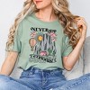 Simply Sage Market Women's Never Stop Exploring Short Sleeve Graphic Tee - XS - Sage - 2 of 3