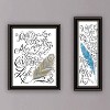 2- Piece Vignette What if I FAIL? Black Framed Wall Art for Living Room, Bedroom Wall Art Print for Home Decor by Deb Strain - 2 of 4