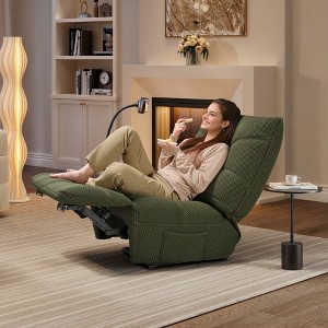 EUREKA ERGONOMIC Linx, Power Glider Recliner with Wireless Charging & USB - 1 of 4
