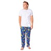 Sesame Street Men's Allover Character Head Adult Lounge Pajama Pants - 4 of 4