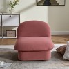 GDFStudio Loverin Velvet and Rubber Wood Swivel Accent Chair with Metal Base - 2 of 4