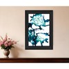 HomeRoots Ocean Living Black Framed Print Wall Art - 2 of 4