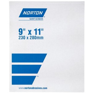 Norton Adalox 11 in. L X 9 in. W 36 Grit Aluminum Oxide All Purpose Sandpaper 25 pk (Case of 25) - 1 of 1