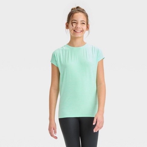Women's Essential Crewneck Long Sleeve T-shirt - All In Motion™ : Target