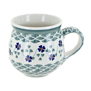 Blue Rose Polish Pottery K090  Manufaktura Bubble Mug - 1 of 2