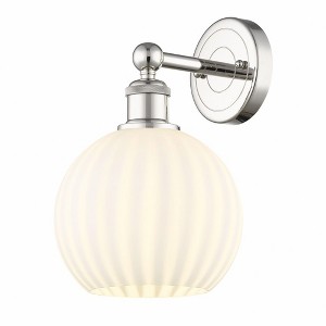 White Venetian - 1 Light Wall Sconce In Modern Style-12.25 Inches Tall and 8 Inches Wide - 1 of 1