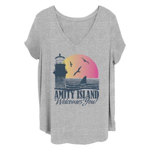 Women's Jaws Amity Island Tourist Welcome T-Shirt - 1 of 4