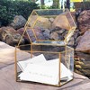 OnDisplay Luxe Gold Frame Glass Wedding Card Box w/Lid - 2 of 4