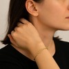 Hollywood Sensation Elegant Rope Bracelet Gold 6.5 Inches - 4 of 4