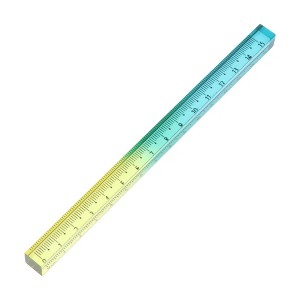 Unique Bargains Ruler Square Ruler 15cm +/-5% Accuracy Acrylic Gradient 5.91"x0.39"x0.39" 1 Pcs - 1 of 4