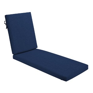 ARDEN Foam Outdoor Chaise Lounge Cushion, 21 x 72, made with ProFoam, Rain-proof, Fade Resistant - 1 of 4