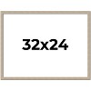 PosterPalooza | 32x24 Thin Barnwood Picture Frame, UV Acrylic, 2 Finishes - Grey and Black - 2 of 4