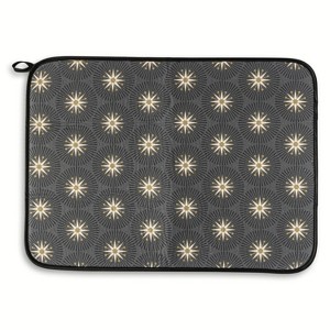 LunaLulinlk Dish Drying Mat, Starburst 18" x 24" Gray - 1 of 4