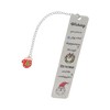 Unique Bargains Christmas Bookmark Stainless Steel Silver Tone 5.12"x1.02" 1 Pcs - 4 of 4