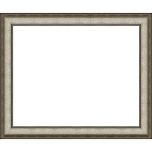 Amanti Art Mezzanine Antique Silver Framed Dry Erase Magnetic Board - 1 of 4