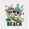 Men's - Instant Message - Long Day at the Beach Golfing Short Sleeve Graphic T-Shirt - 2 of 4
