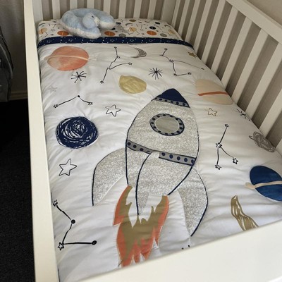 Space themed hot sale cot bedding