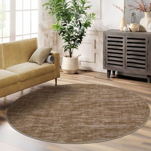 Machine Washable Area Rug With Non-Slip Backing Stain Resistant Easy Cleaning Indoor Carpet For Living Room Bed Dining Room Playroom Office - 1 of 4