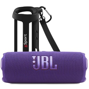 JBL FLIP 7 Waterproof Portable Speaker Bundle with gSport Silicone Sleeve - 1 of 4