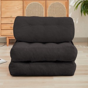 Mjkone Folding Sofa Bed, Convertible Sleeper Chair with Pillow - 1 of 4