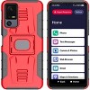 Nakedcellphone Case for Jitterbug Smart 4 / TCL 40XL - Rugged Hybrid Phone Cover with Stand - 2 of 4
