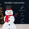 Best Choice Products 2D Lighted Snowman Family Set Outdoor Yard Décor w/ LED Lights - 4 of 4
