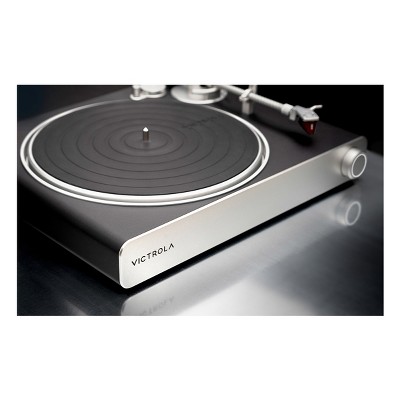 Victrola Stream Carbon Black and Silver Belt Drive Turntable