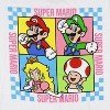 Super Mario Girls Checkered Grid Character Panel Kids T-Shirt - 2 of 3
