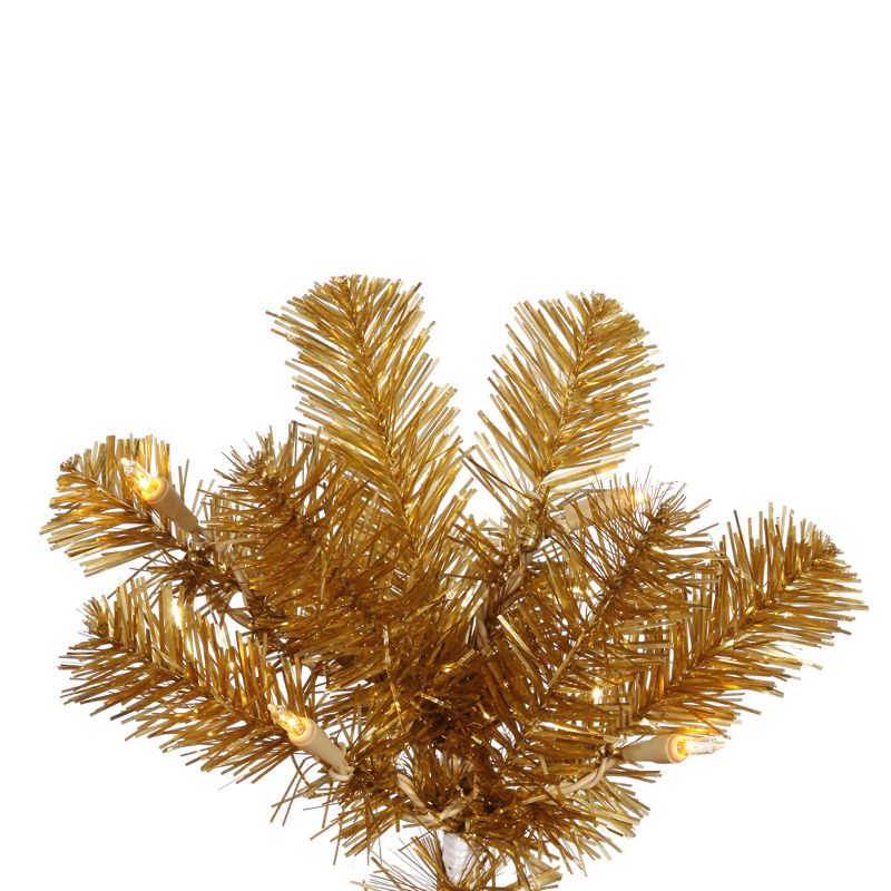 Vickerman Antique Gold Pencil Artificial Christmas Tree Dura-Lit, 2 of 5