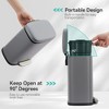 1.3 Gallon Trash Can, Stainless Steel Kitchen Trash Can with Lid, Soft Close Step-On Pedal, 5 Liters Ideal - 3 of 4