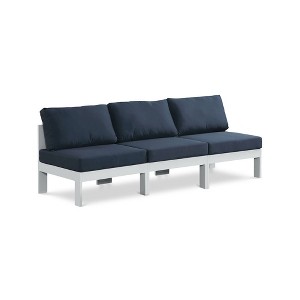 Meridian Furniture,Nizuc Water Resistant Fabric Outdoor Patio Modular Sofa - 1 of 4