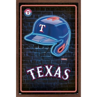 Trends International Mlb Texas Rangers - Marcus Semien 23 Framed Wall  Poster Prints Mahogany Framed Version 22.375 X 34 : Target