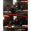 Leg Press Hack Squat Machine 2 in 1 Combo Workout Machine for Home Gym with Linear Bearing & Solid Steel Pipe, Lower Body Strength Training Equipment - 3 of 4
