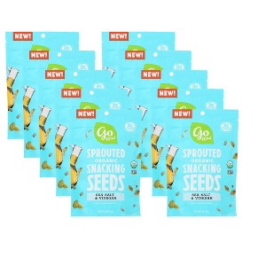 Go Raw Organic Sea Salt & Vinegar Sprouted Snacking Seeds - Case of 10/4 oz - 1 of 4
