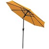 Sunnydaze Outdoor Aluminum Patio Table Umbrella with Polyester Canopy and Push Button Tilt and Crank - 9' - 4 of 4