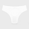 Wherewithal Women's EveryWhere Seamless Cheeky Brief White - 4 of 4