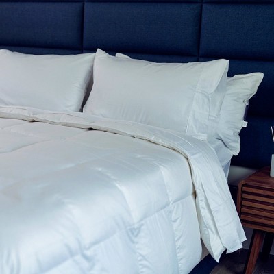 Full White Cotton Down All-Season Comforter