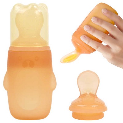 AOSTIRMOTOR BPA Free Silicone Squeeze Rice Paste Bottle