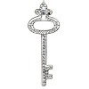 Allstate 9" Rhinestone Covered Key Christmas Ornament - Bronze/Clear - 3 of 3