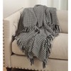 Black Houndstooth Throw (50